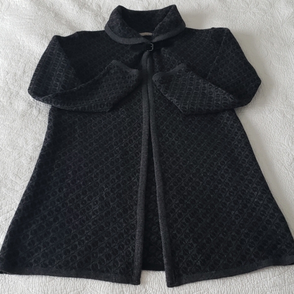 Chiaramente Made in Italy Wool Long Sweater Coat - Picture 6 of 14